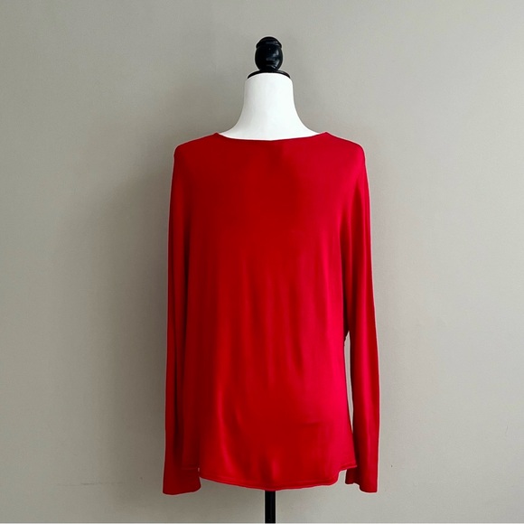 Red Olsen Sweater Size Large - Picture 5 of 7